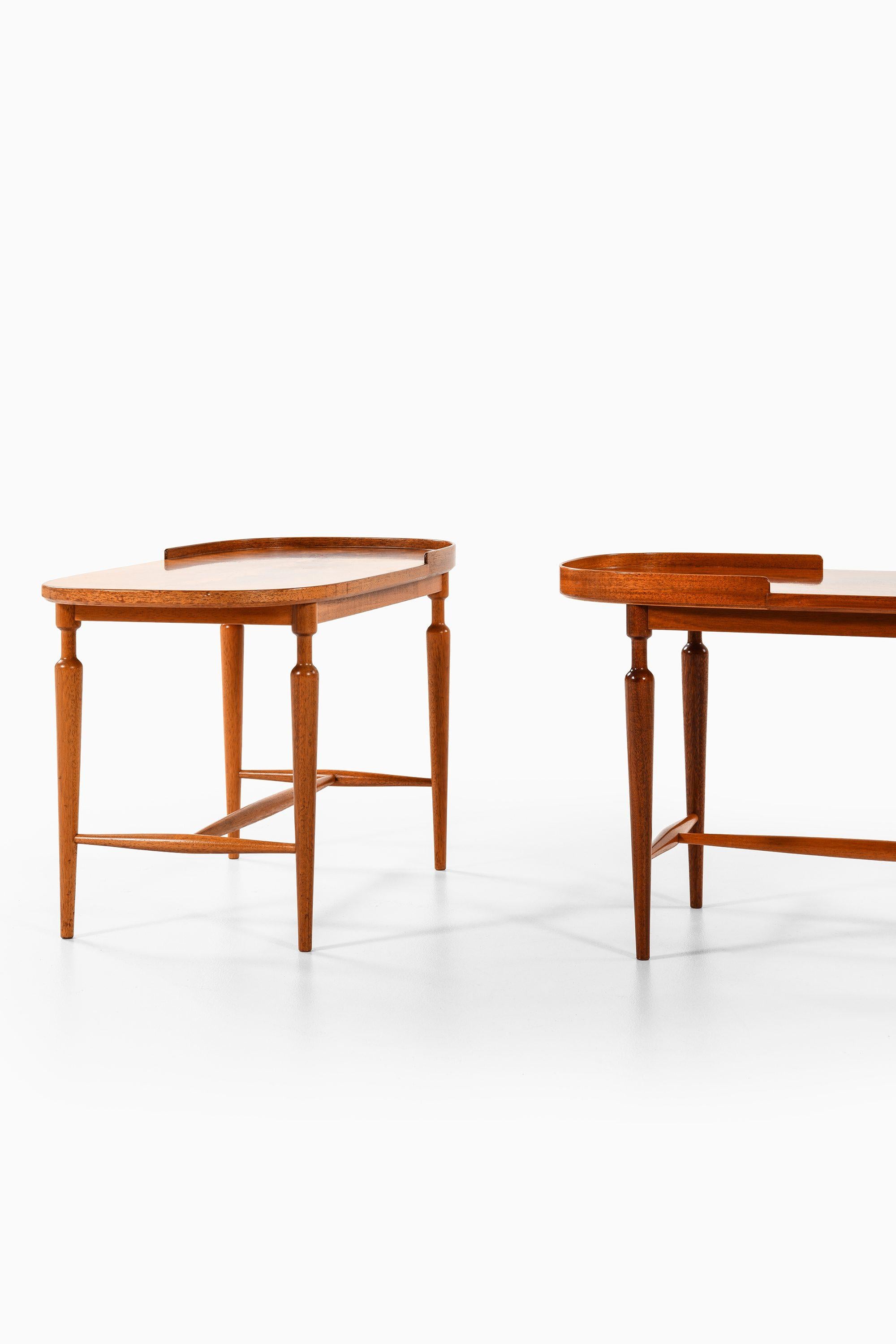 Swedish Pair of Side Table in Mahogany by Josef Frank, 1939 For Sale