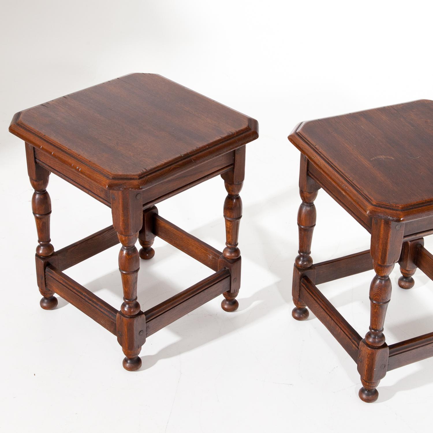 European Pair of Side Tables, 19th-20th Century