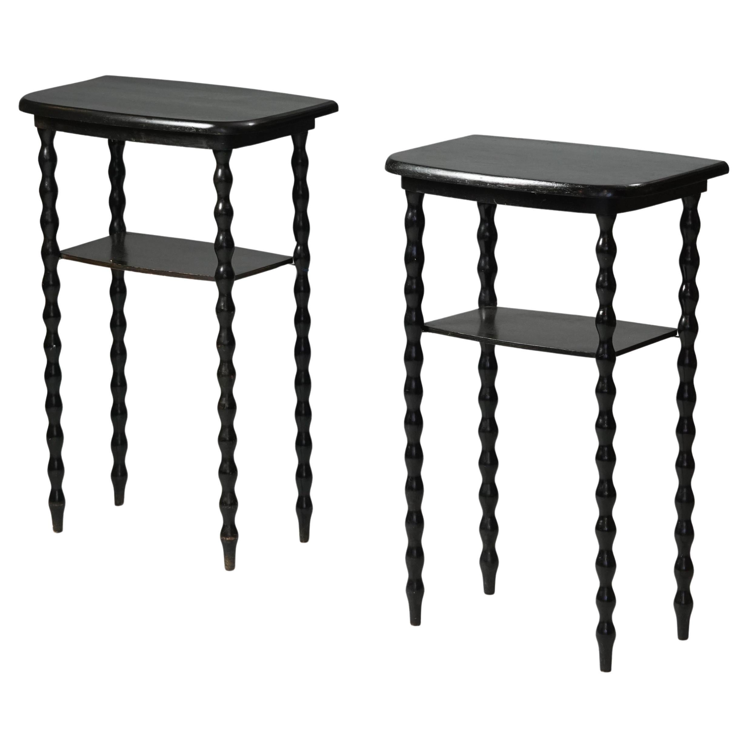 Pair of Side Tables attr. Eliel Saarinen, Early 20th Century 