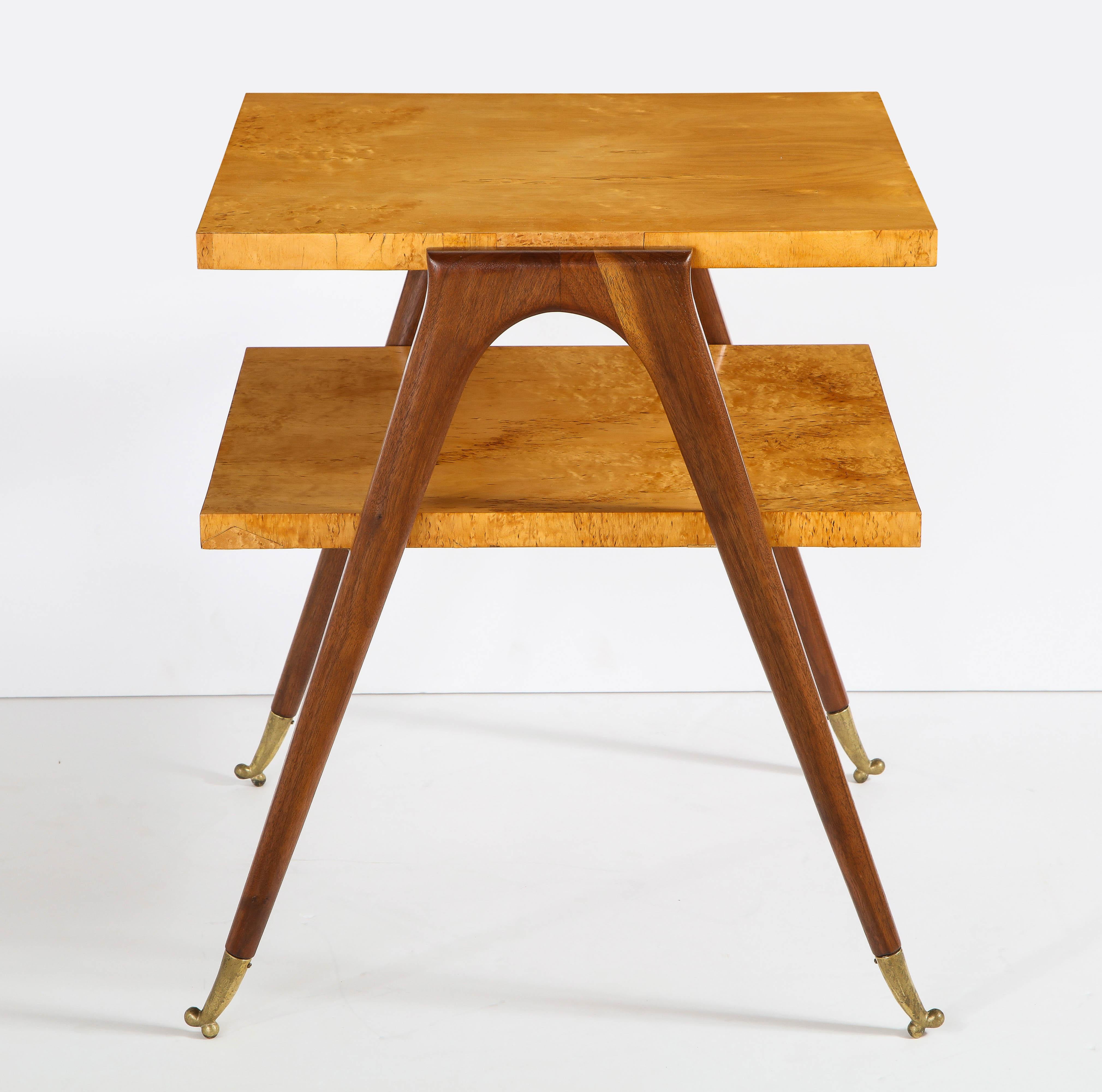 20th Century Pair of Side Tables Attributed to Osvaldo Borsani For Sale