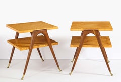 Pair of Side Tables Attributed to Osvaldo Borsani