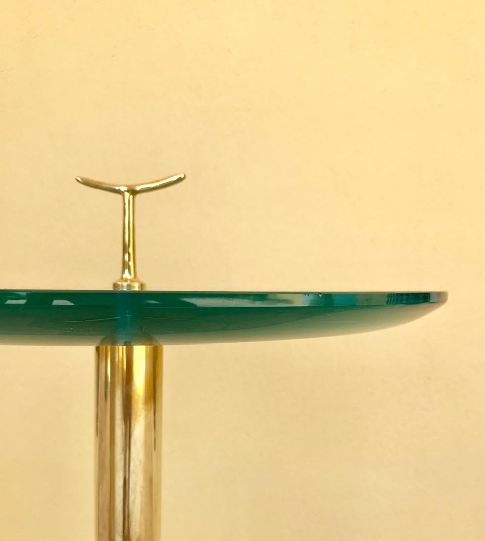 20th Century Pair of Side Tables in the Style of Fontana Arte, circa 2000