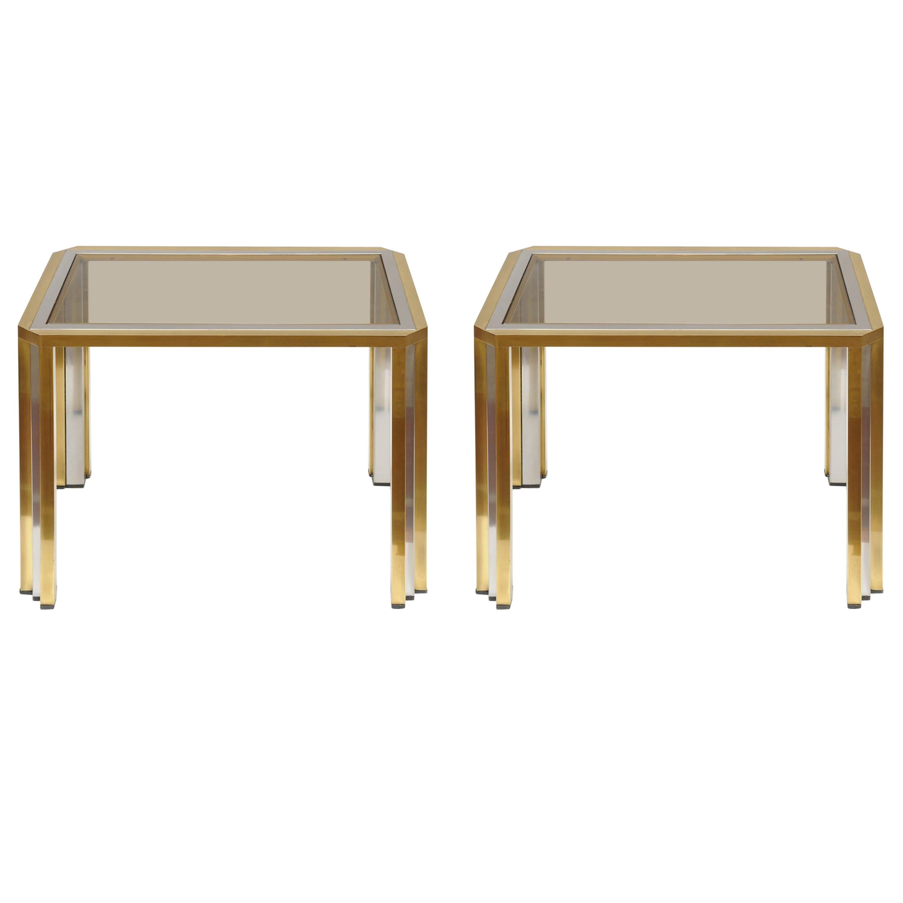 Pair of Side Tables Attributed to Willy Rizzo