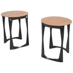 Pair of Side Tables by Anasthasia Millot, France, 2017