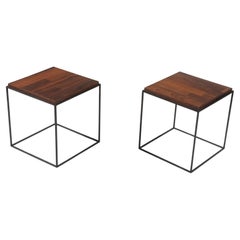Retro Pair of Side Tables by Brazilian Designer, 1960s