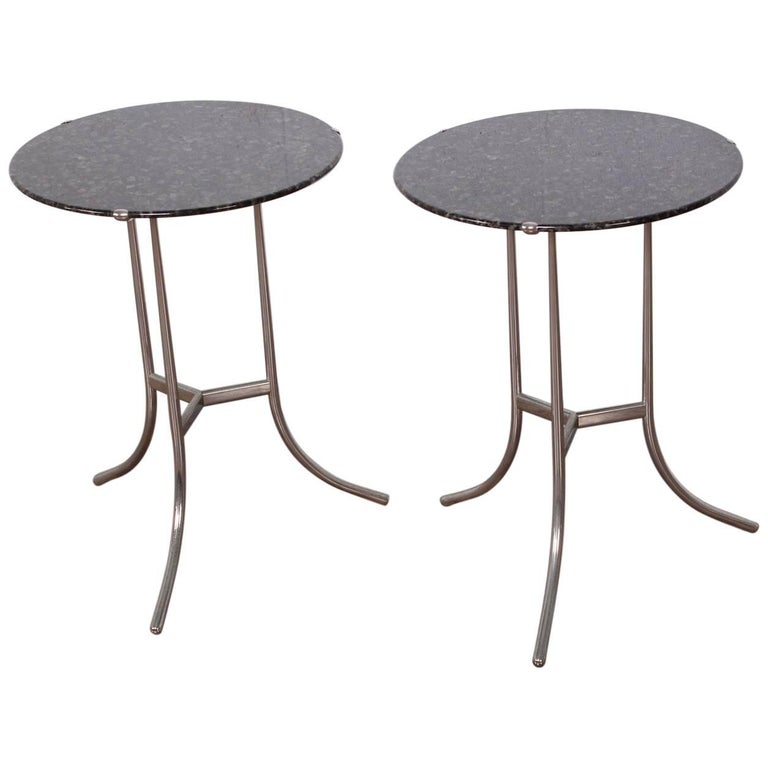 Pair of Side Tables by Cedric Hartman For Sale