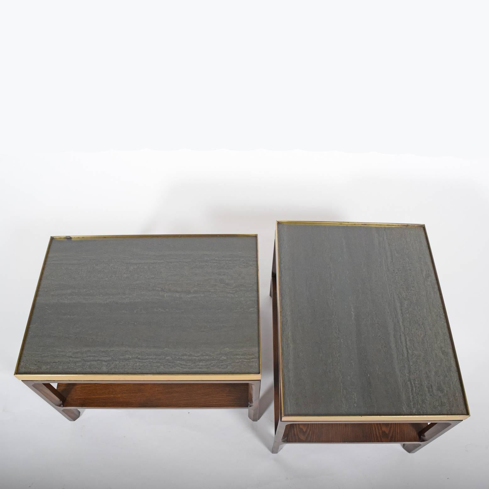 Modern Pair of Side Tables by Edward Wormley for Dunbar