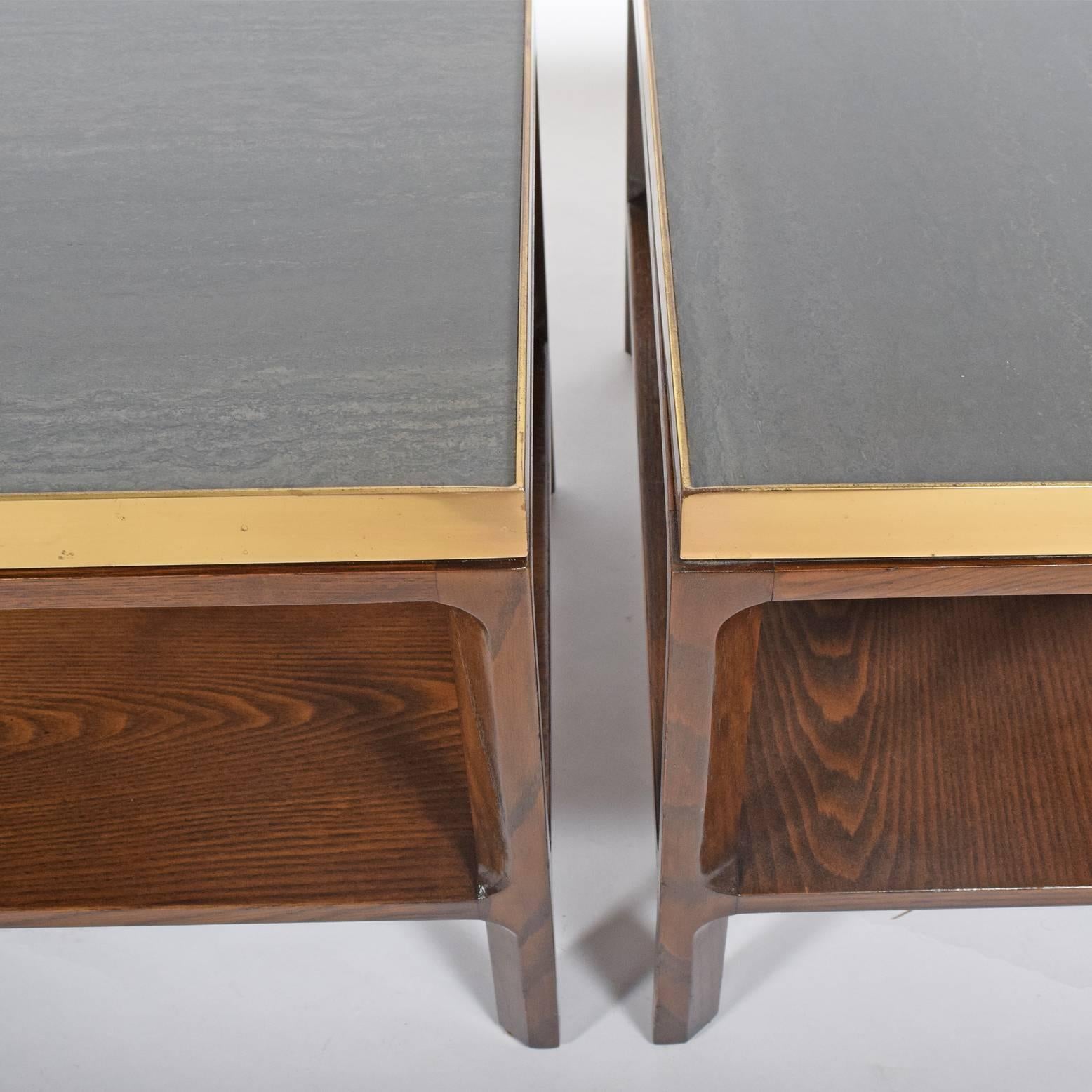 American Pair of Side Tables by Edward Wormley for Dunbar