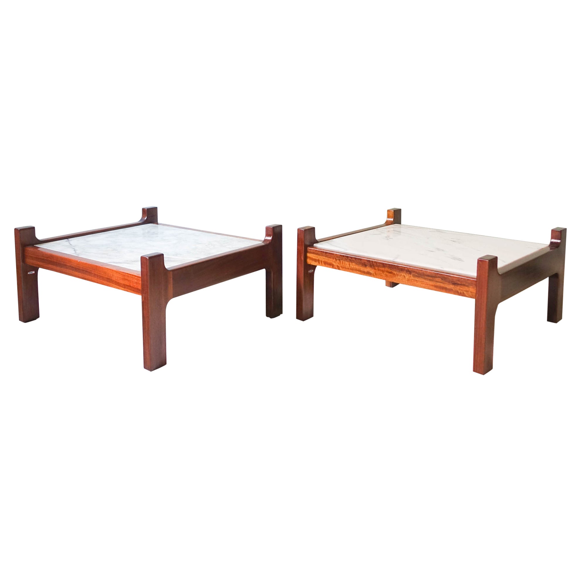 Pair of Side Tables by FOC 'Fábrica Osório Castro', 1970's