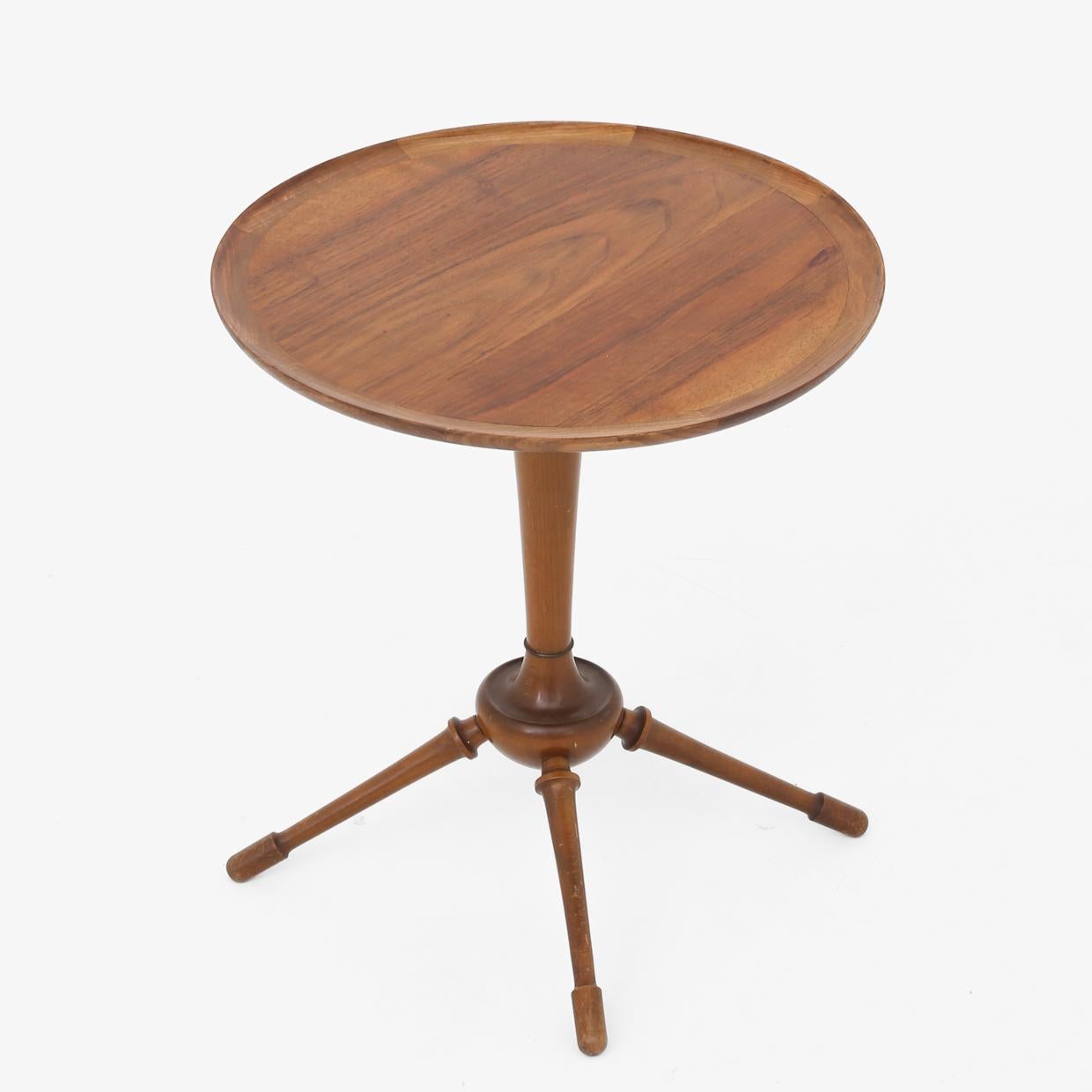 Mahogany Pair of Side Tables by Frits Henningsen