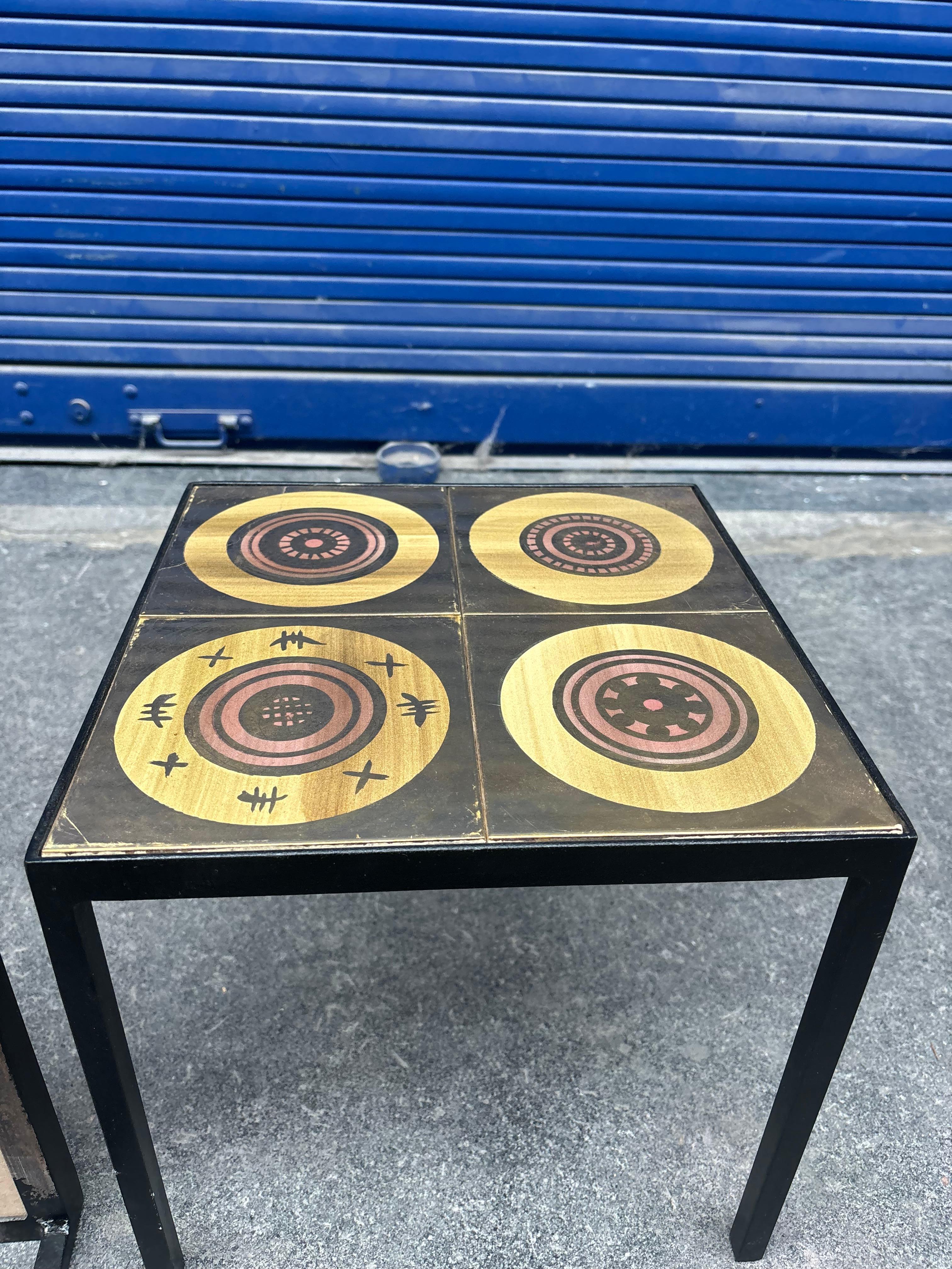 Paar Beistelltische von Georges Pelletier im Angebot 9