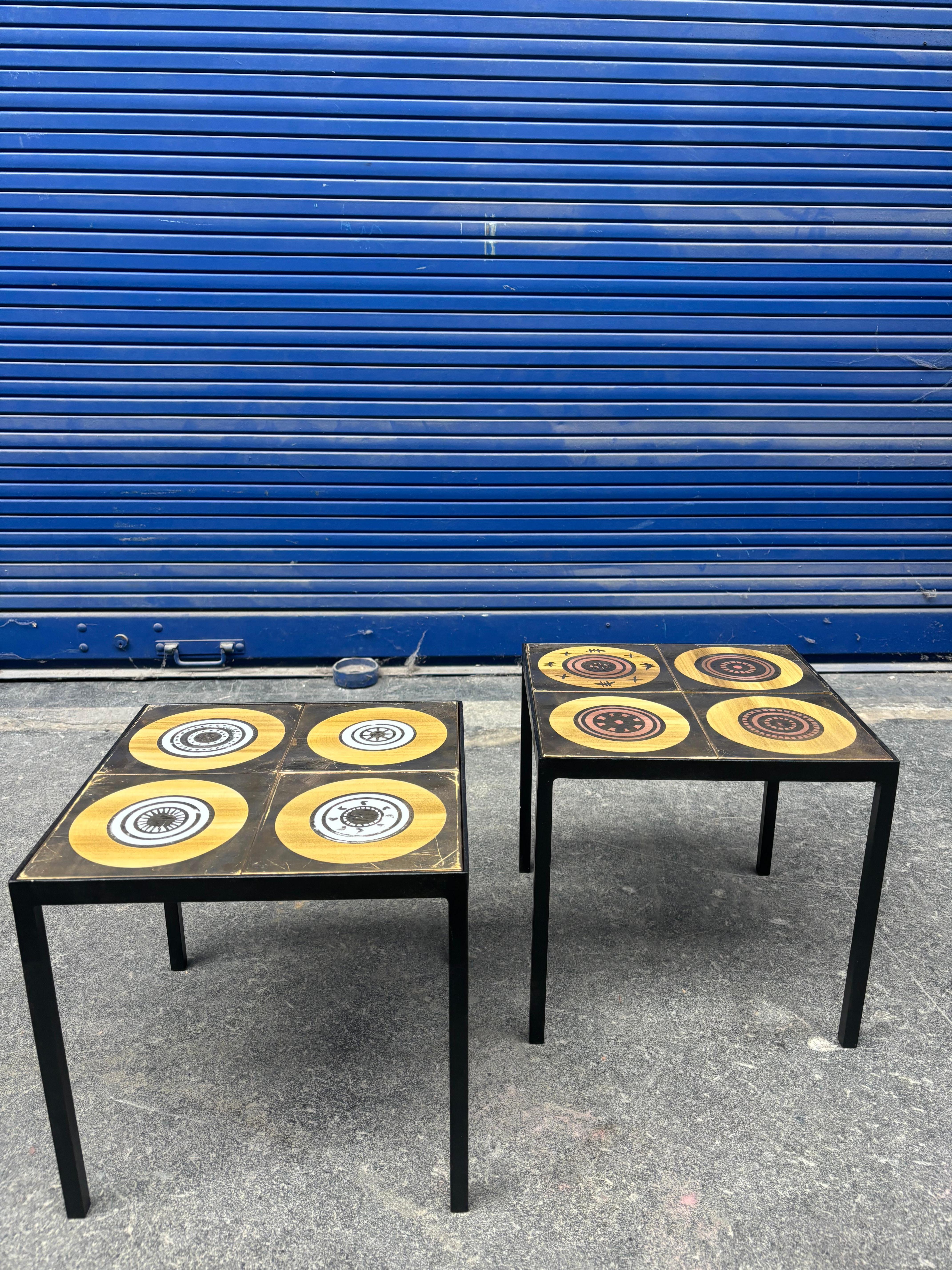 Paar Beistelltische von Georges Pelletier (Moderne) im Angebot