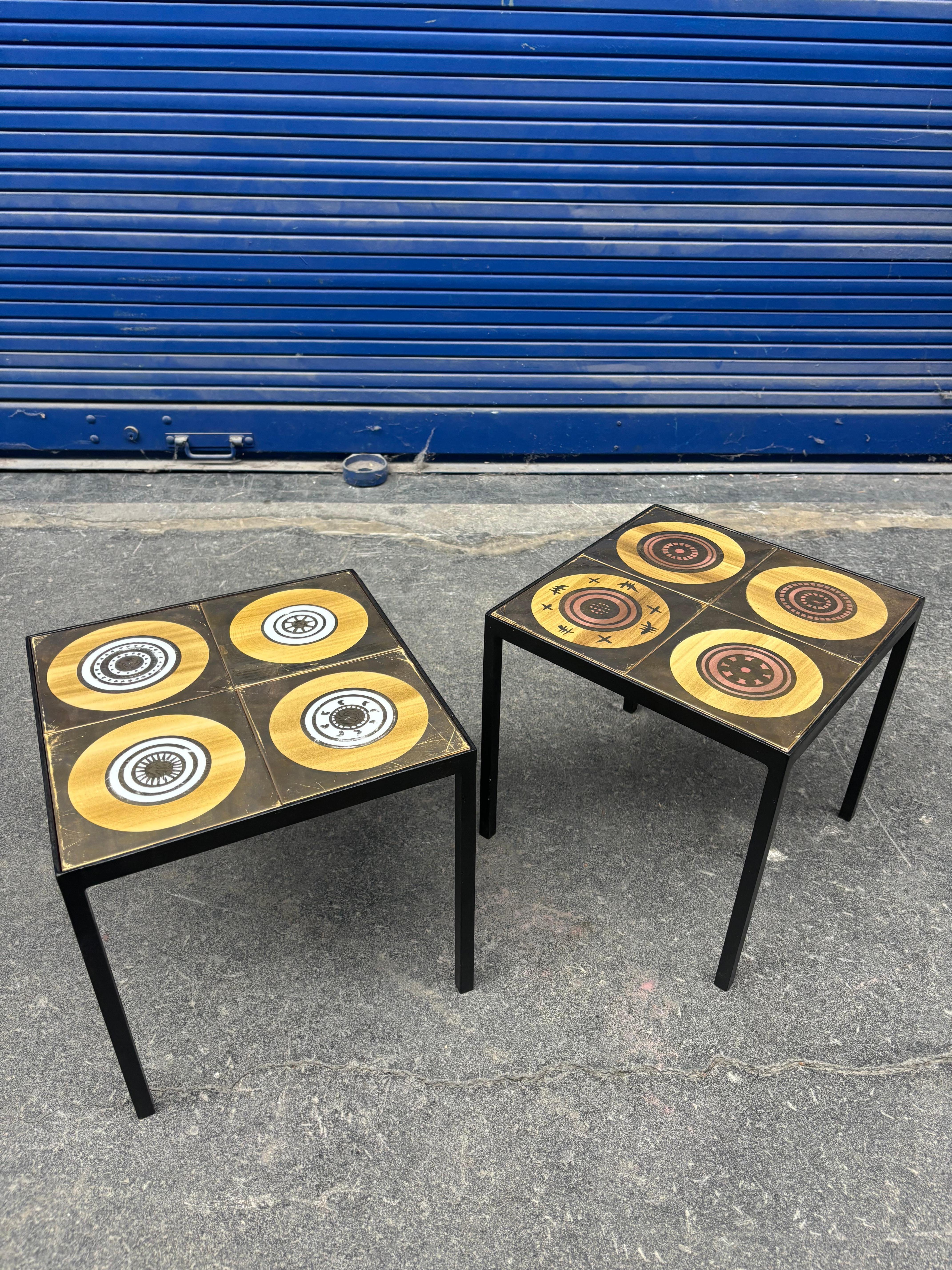 Paar Beistelltische von Georges Pelletier (Ende des 20. Jahrhunderts) im Angebot