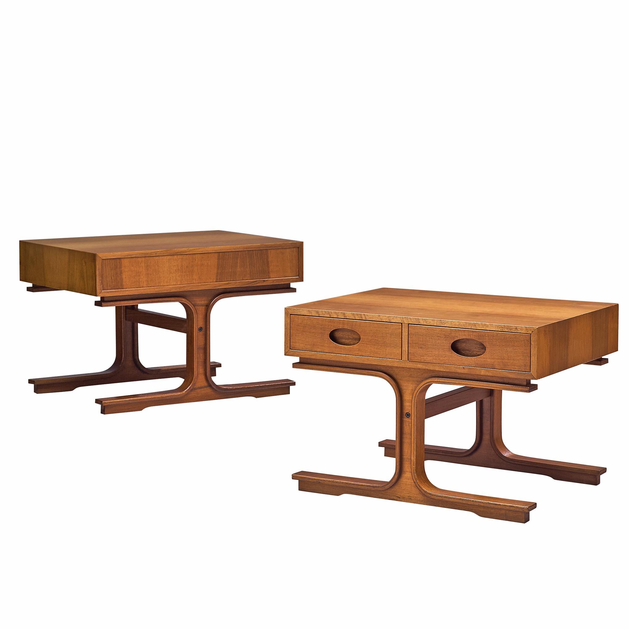 Pair of Side Tables by Gianfranco Frattini