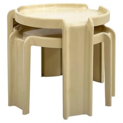 Beistelltische von Giotto Stoppino für Kartell, 1970er Jahre, Paar