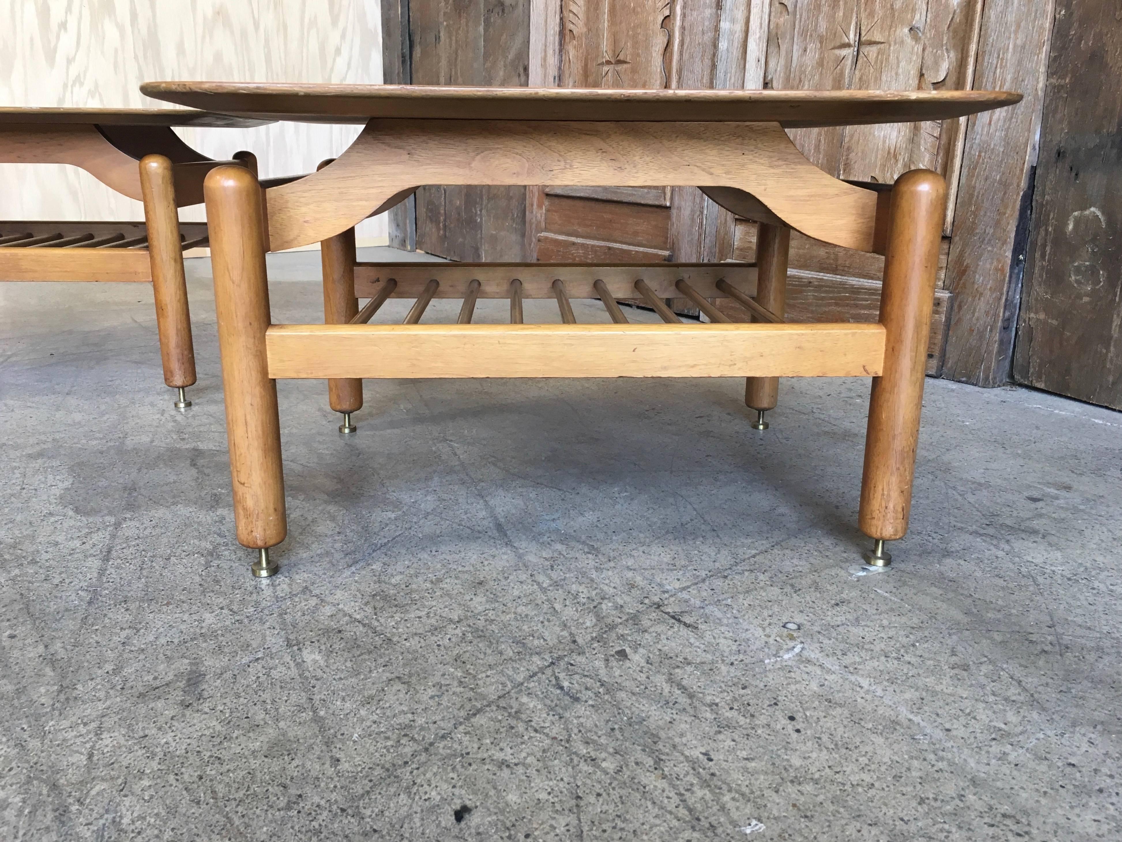 Pair of Side Tables by Greta Grossman In Good Condition In Denton, TX
