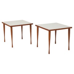 Vintage Pair of Side Tables by Hans Andersen