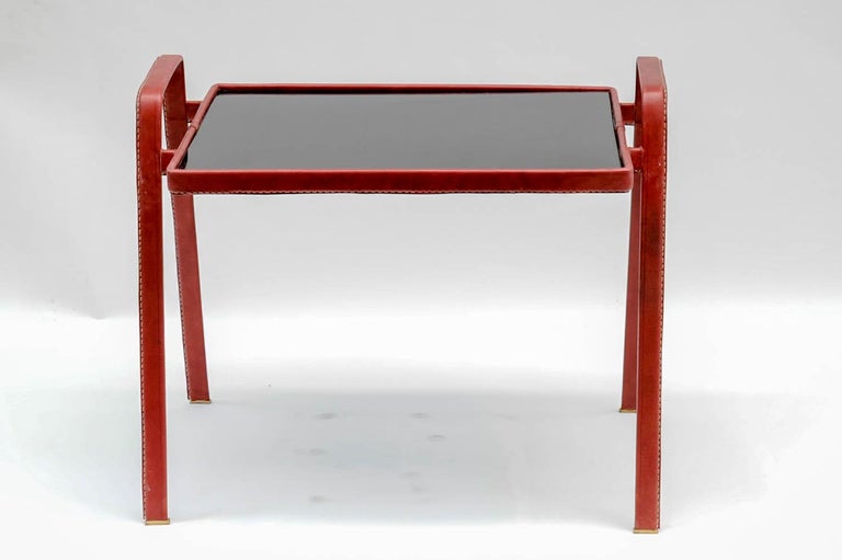French Pair of Side Tables by Jacques Adnet