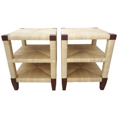 Pair of Side Tables by John Hutton for Donghia