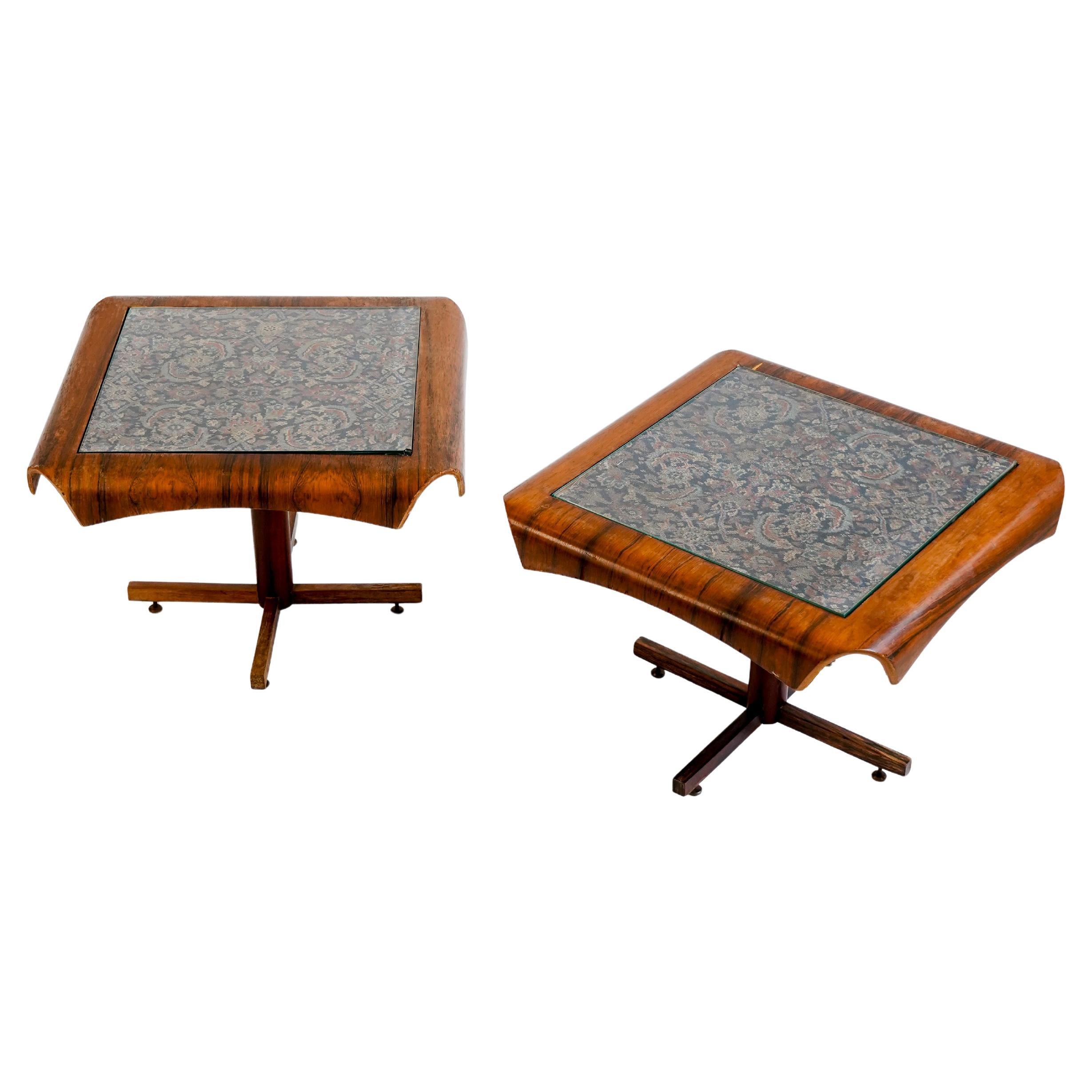Pair of Side Tables by Jorge Zalszupin, Brazil, 1960s