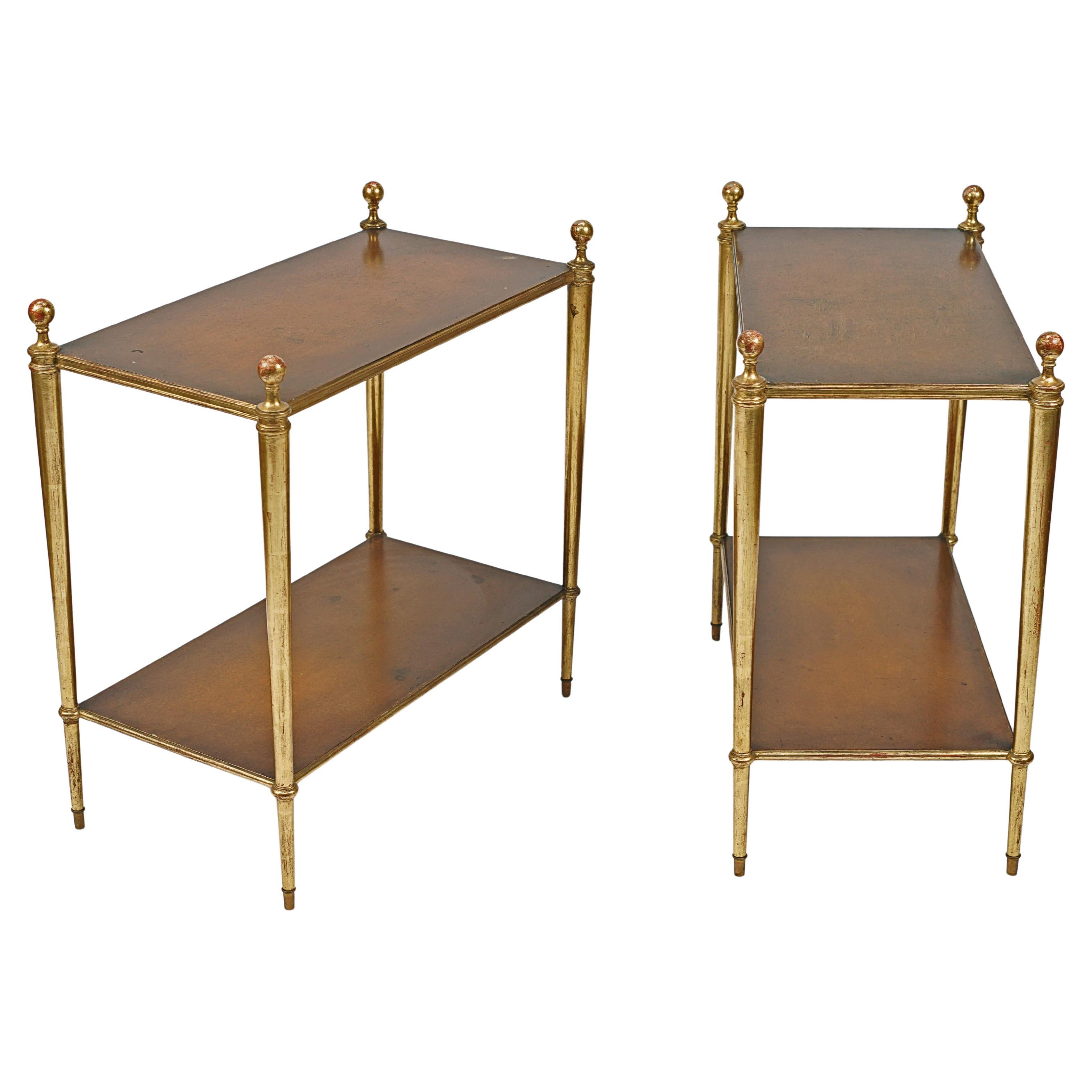 Paire de tables d'appoint de Maison Jansen