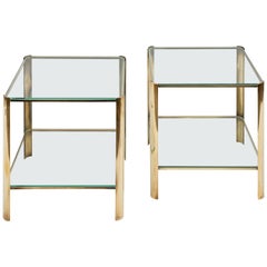 Pair of Side Tables by Maison Malabert