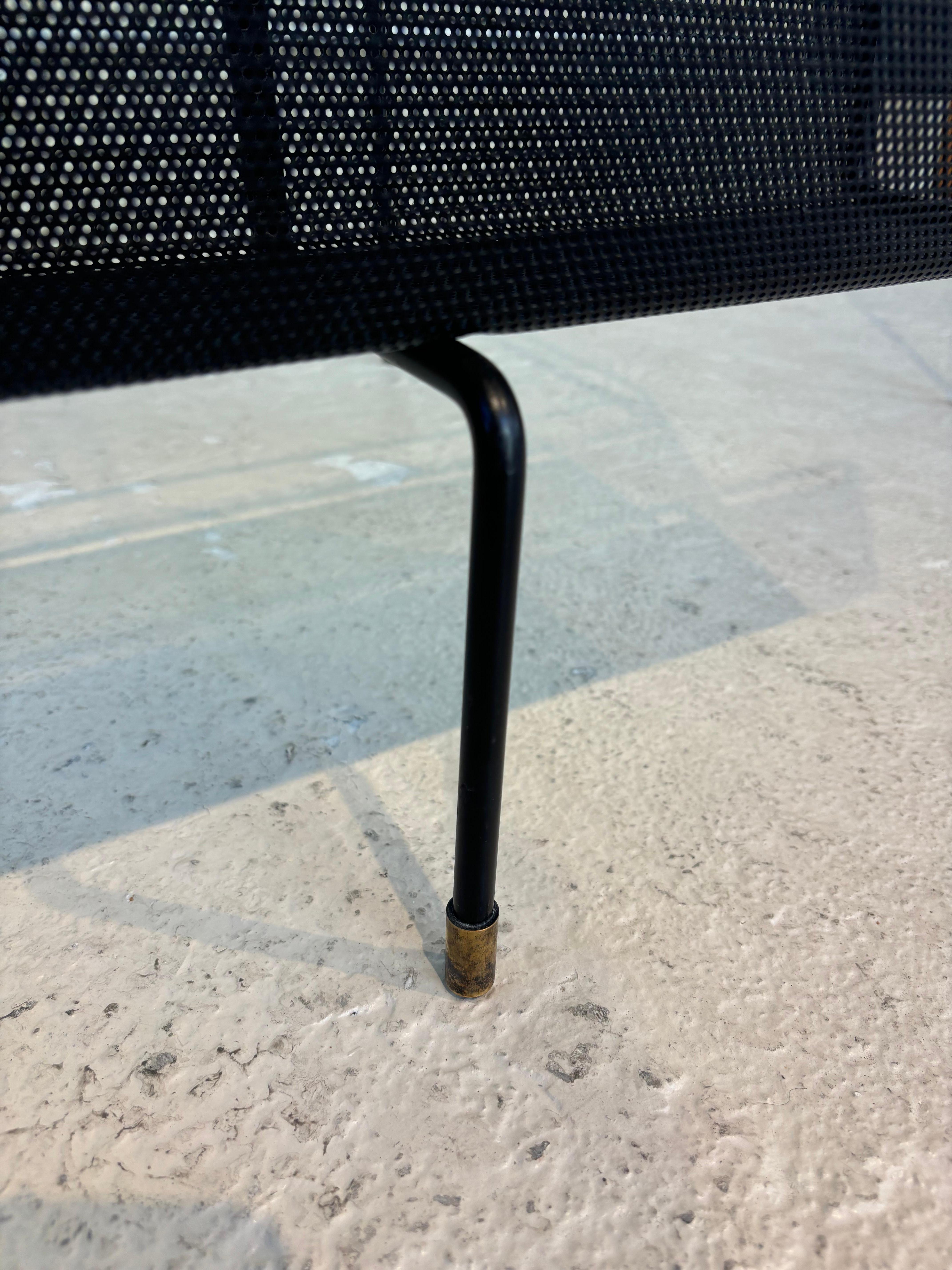 Pair of side tables by Mathieu Matégot For Sale 2