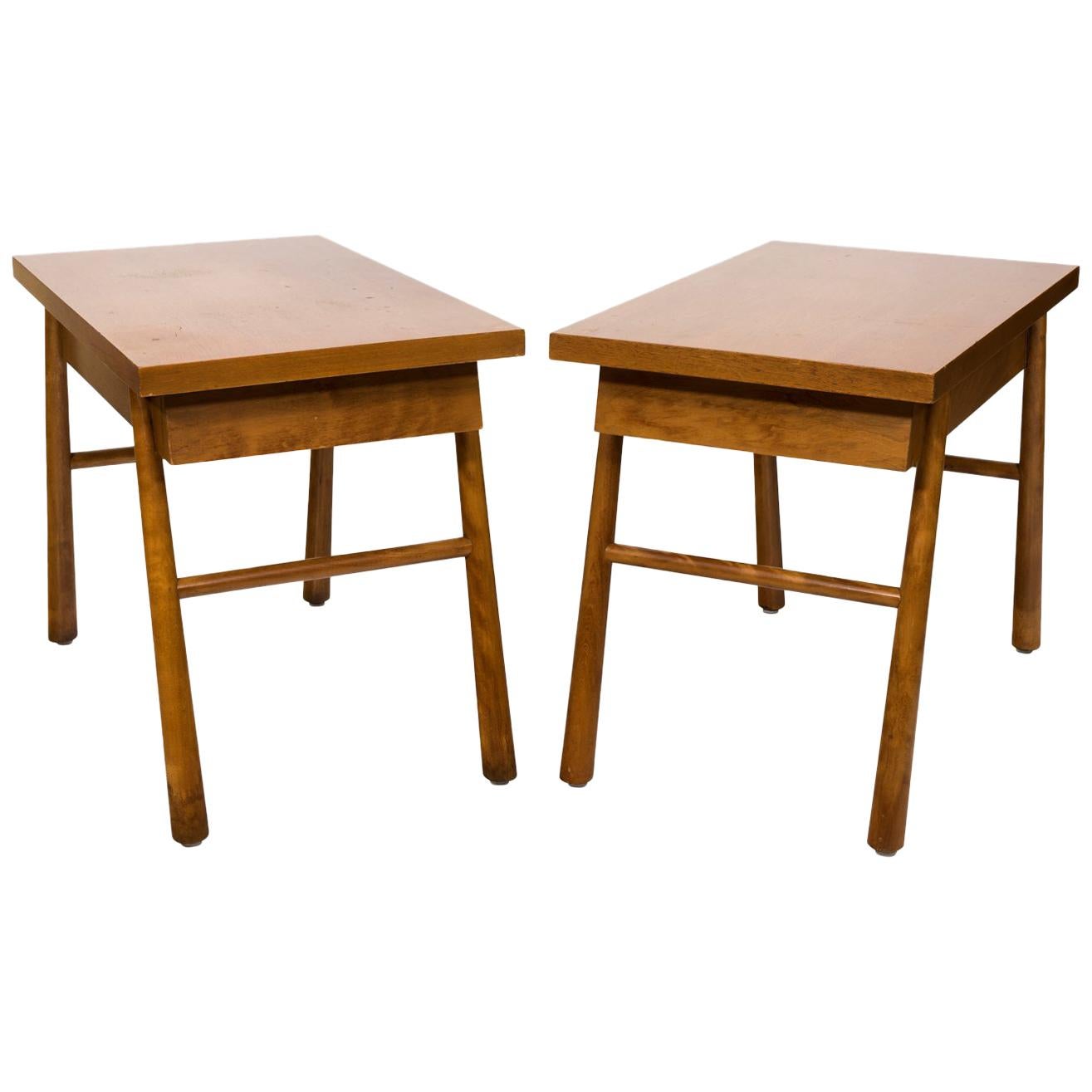 Pair of Side Tables by Robsjohn-Gibbings or Widdicomb For Sale