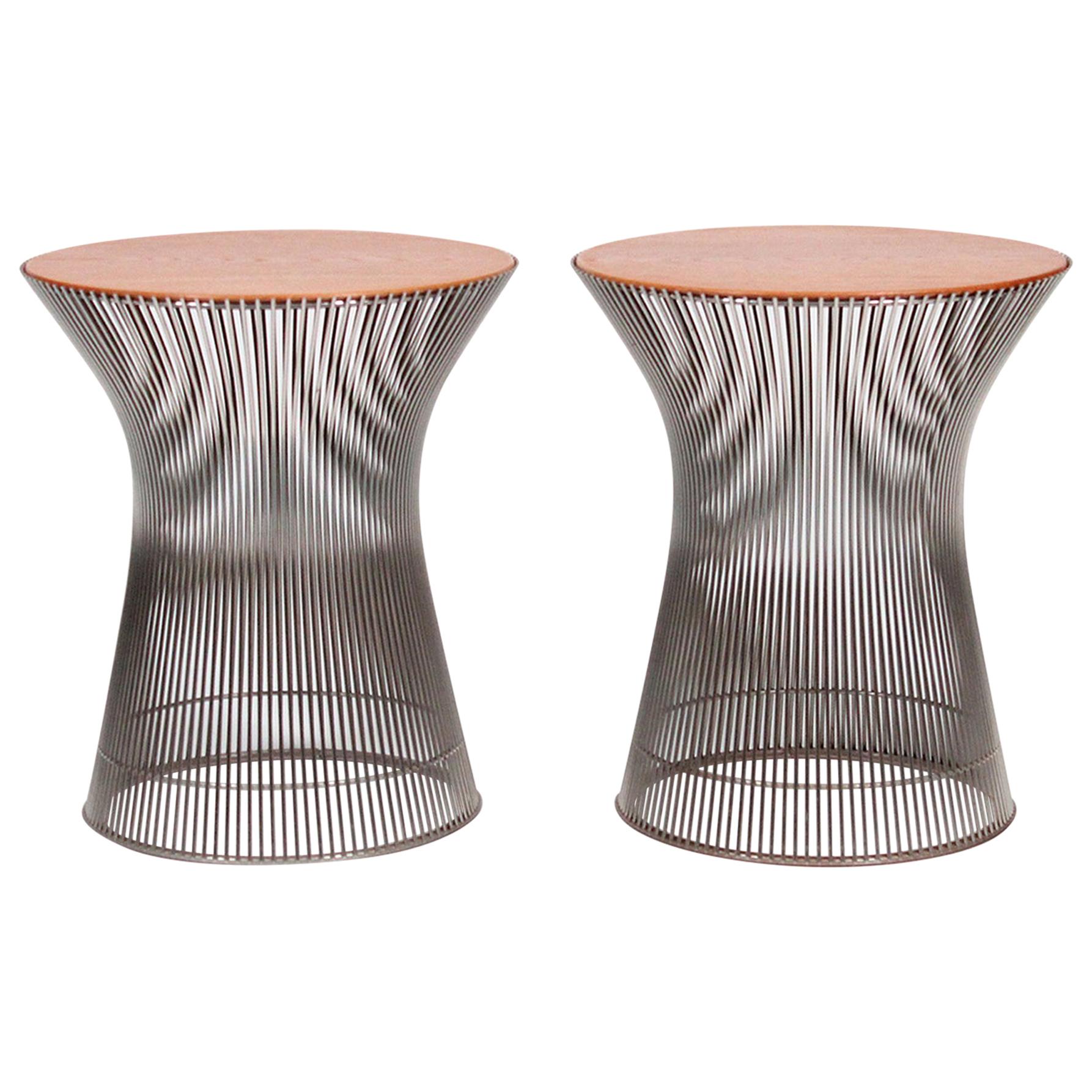 Pair of Side Tables by Warren Platner for Knoll