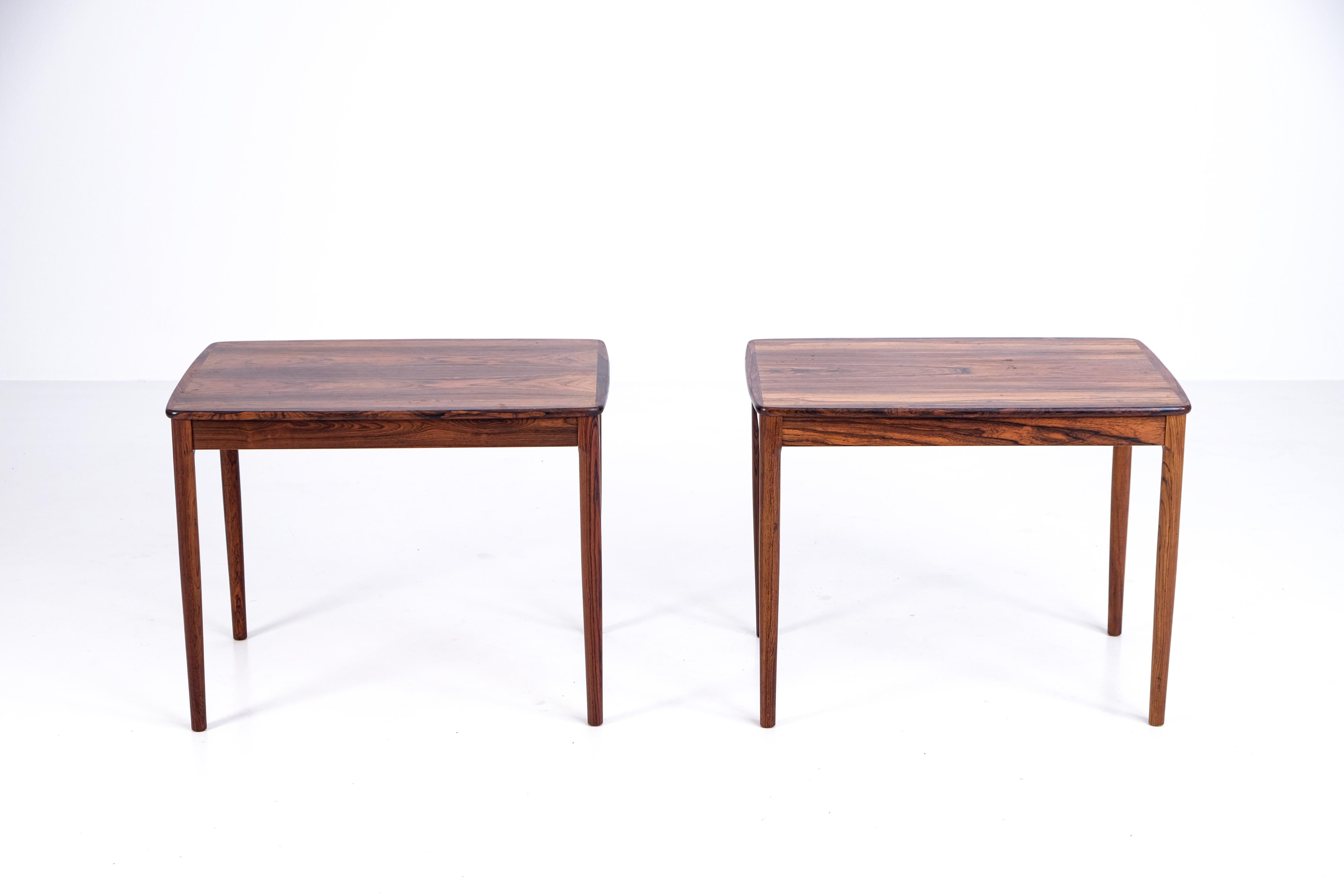 Paire de tables d'appoint par Yngvar Sandström, Suède, années 1960 en vente 1