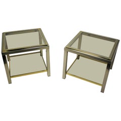 Pair of Side Tables Byjean Charles, 1970s