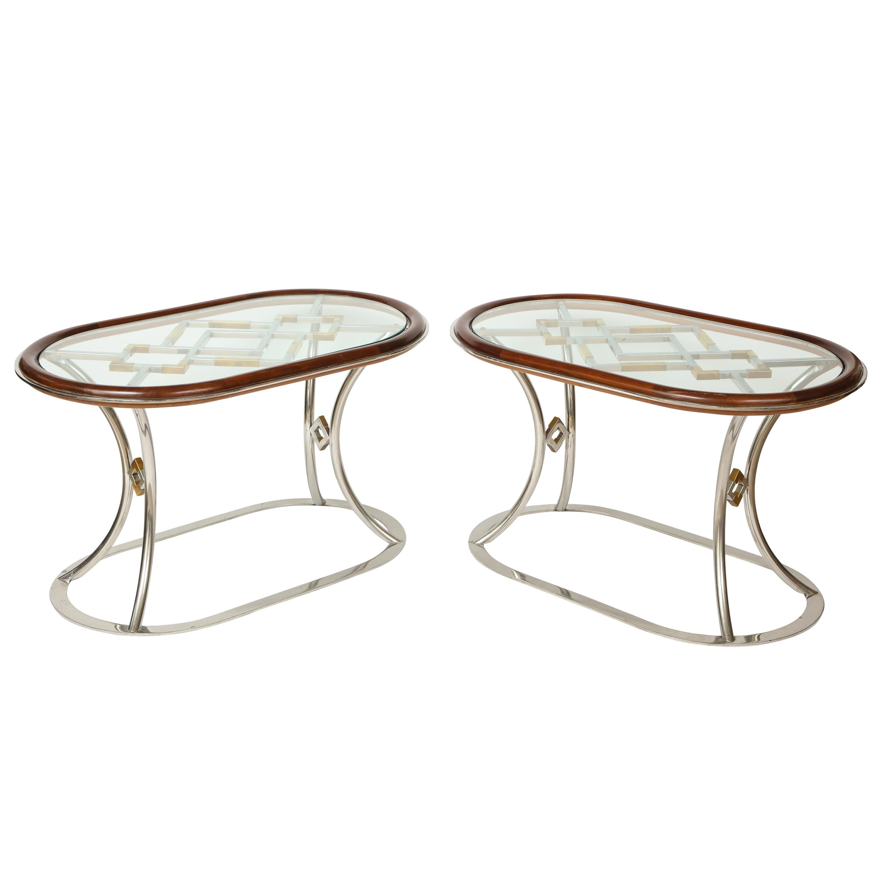 Pair of Maison Jansen Side Tables 