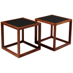 Pair of Side Tables Designed by Kai Kristiansen for Aksel Kjersgaard