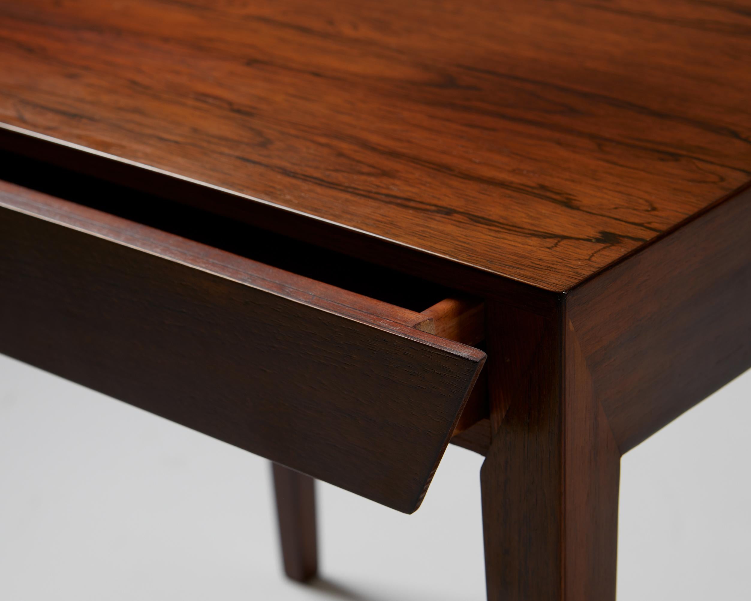 Pair of Side Tables Designed by Severin Hansen Jr for Haslev Möbelsnedkeri 1