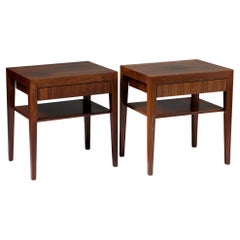 Pair of Side Tables Designed by Severin Hansen Jr. for Haslev Möbelsnedkeri