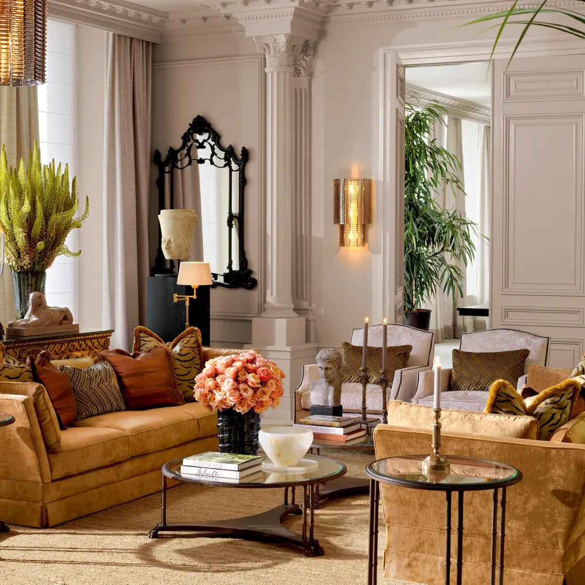Beveled Pair of Side Tables, End of Sofa, Bronze and Bevelled Glass. For Sale