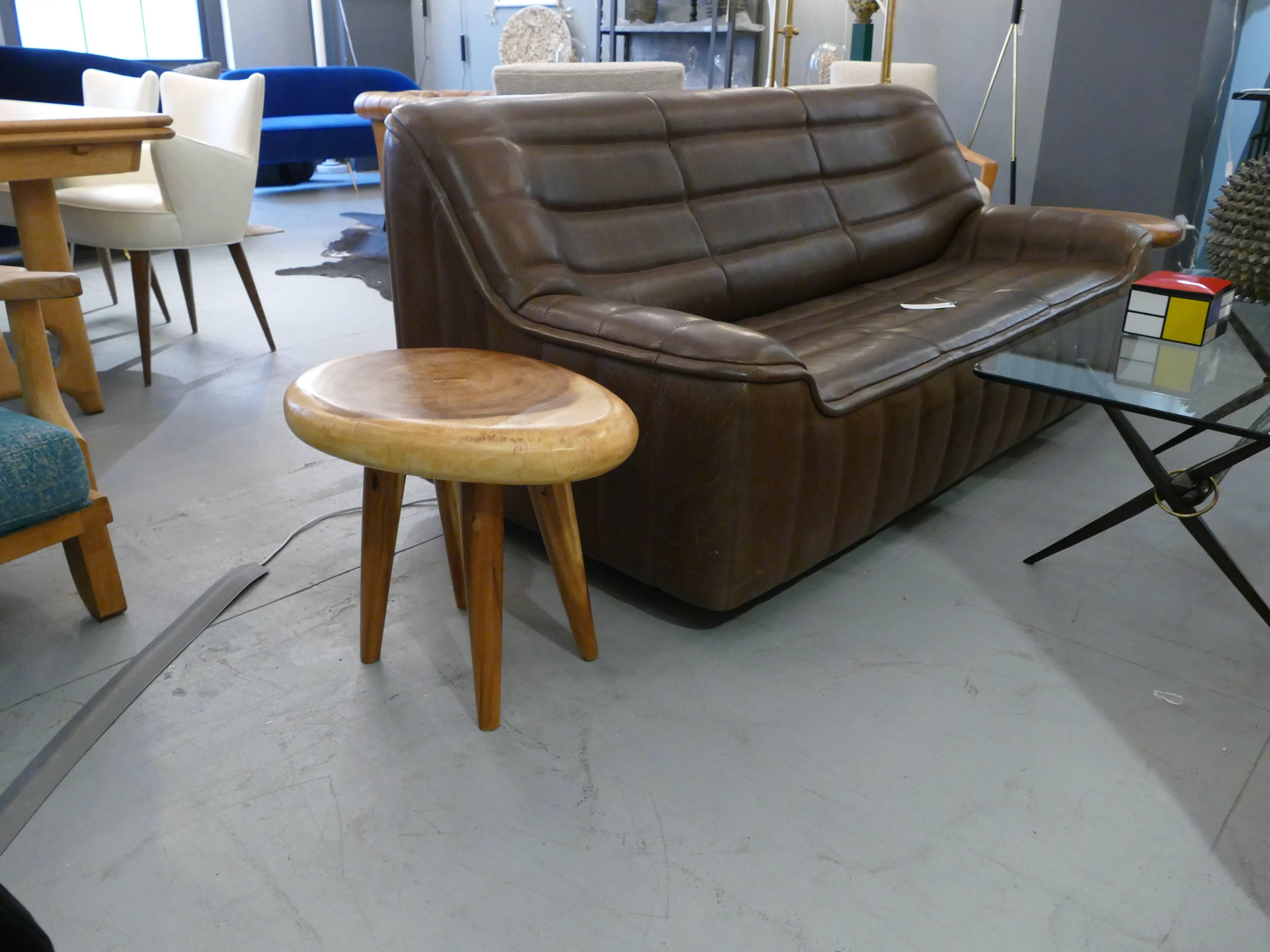 Mid-Century Modern Pair of Side Tables in Acacia