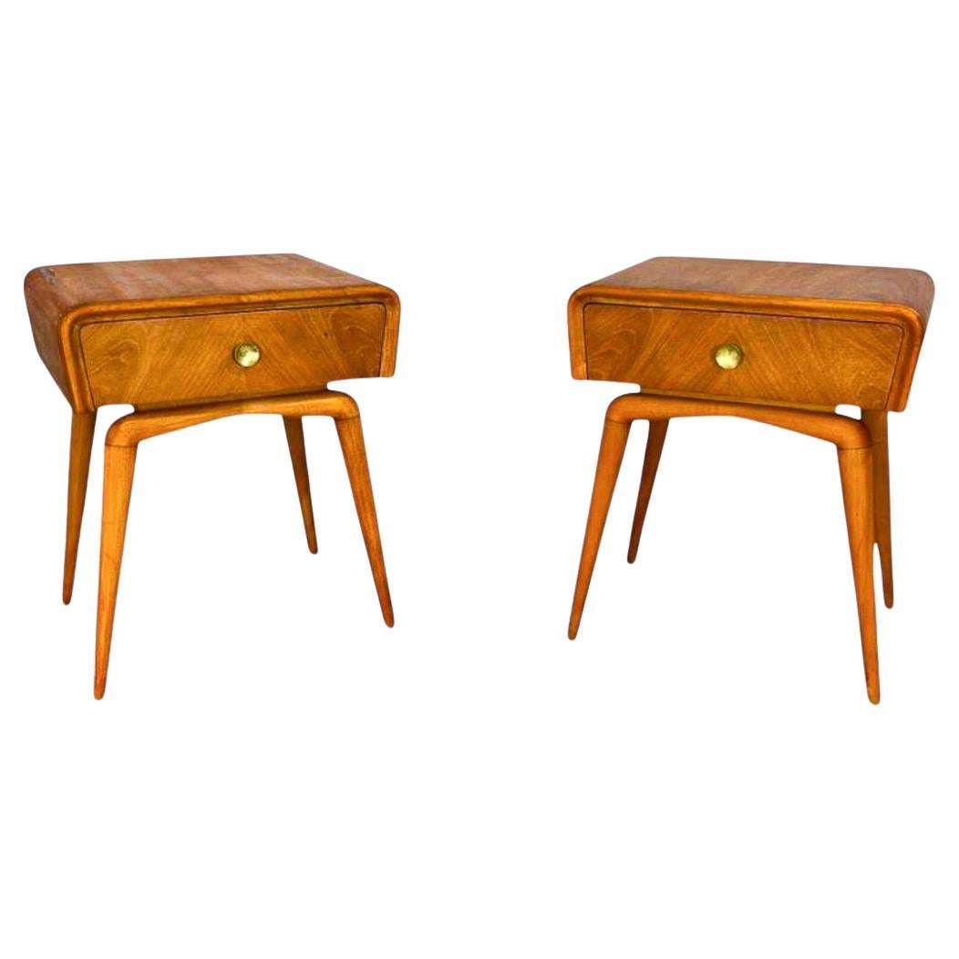 Hand-Painted Side Tables
