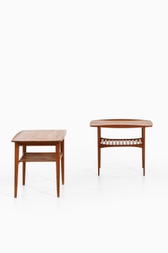 Pair of Side Tables in Teak by Tove and Edvard Kindt-Larsen, 1950's