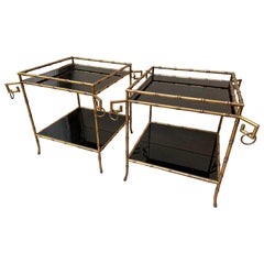 Pair of Side Tables, in the Style of Jansen, 2000