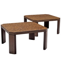 Pair of Side Tables in Wenge