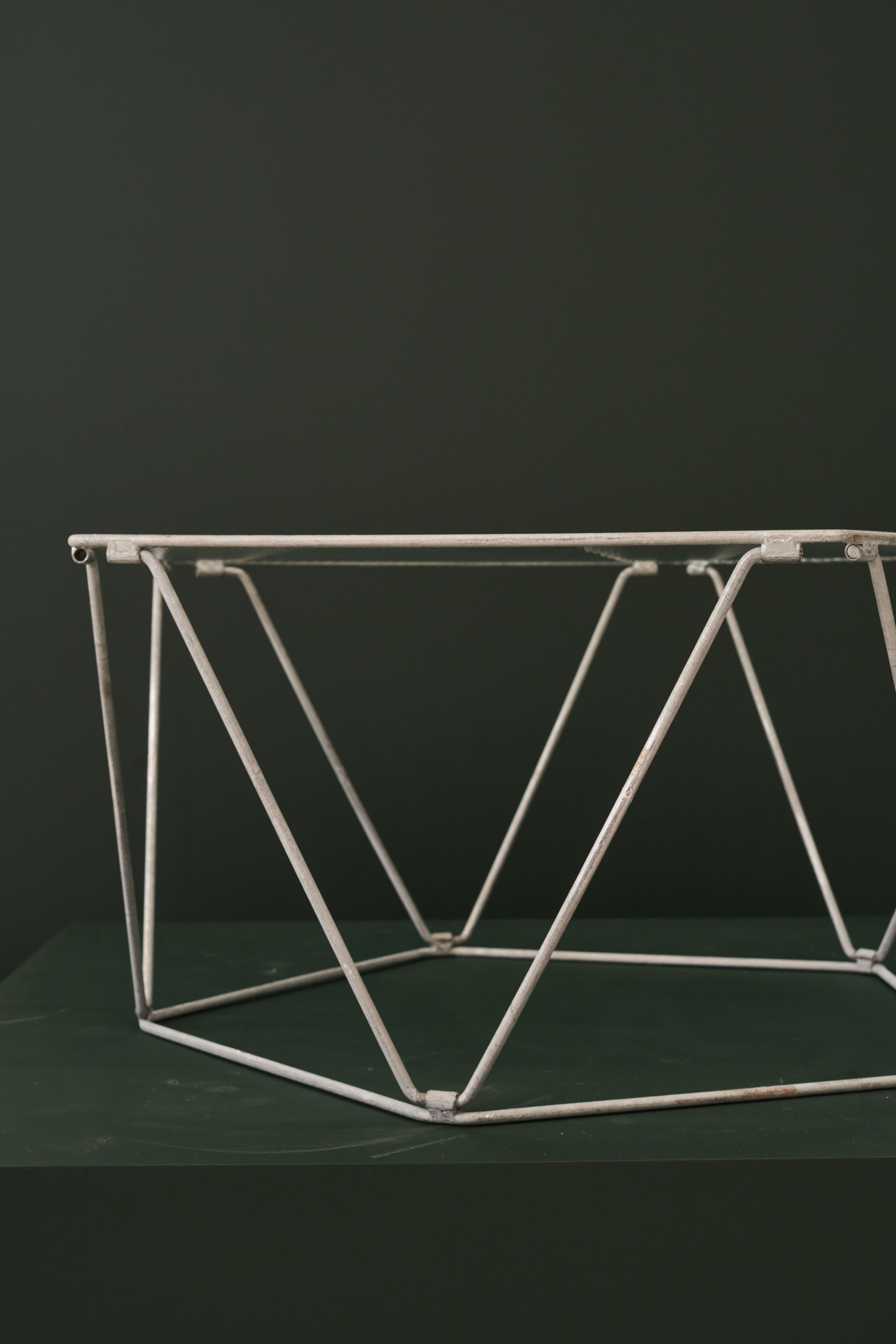 PAIR OF SIDE TABLES Jean-Paul Barray & Kim Moltzer In Excellent Condition For Sale In Forest, BE