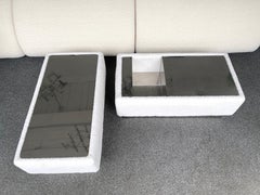 Pair of Side Tables Kenthia by Ernesto Radaelli for Saporiti, Italy, 1970s