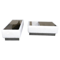 Paire de tables d'appoint Kenthia d'Ernesto Radaelli pour Saporiti, Italie, 1970