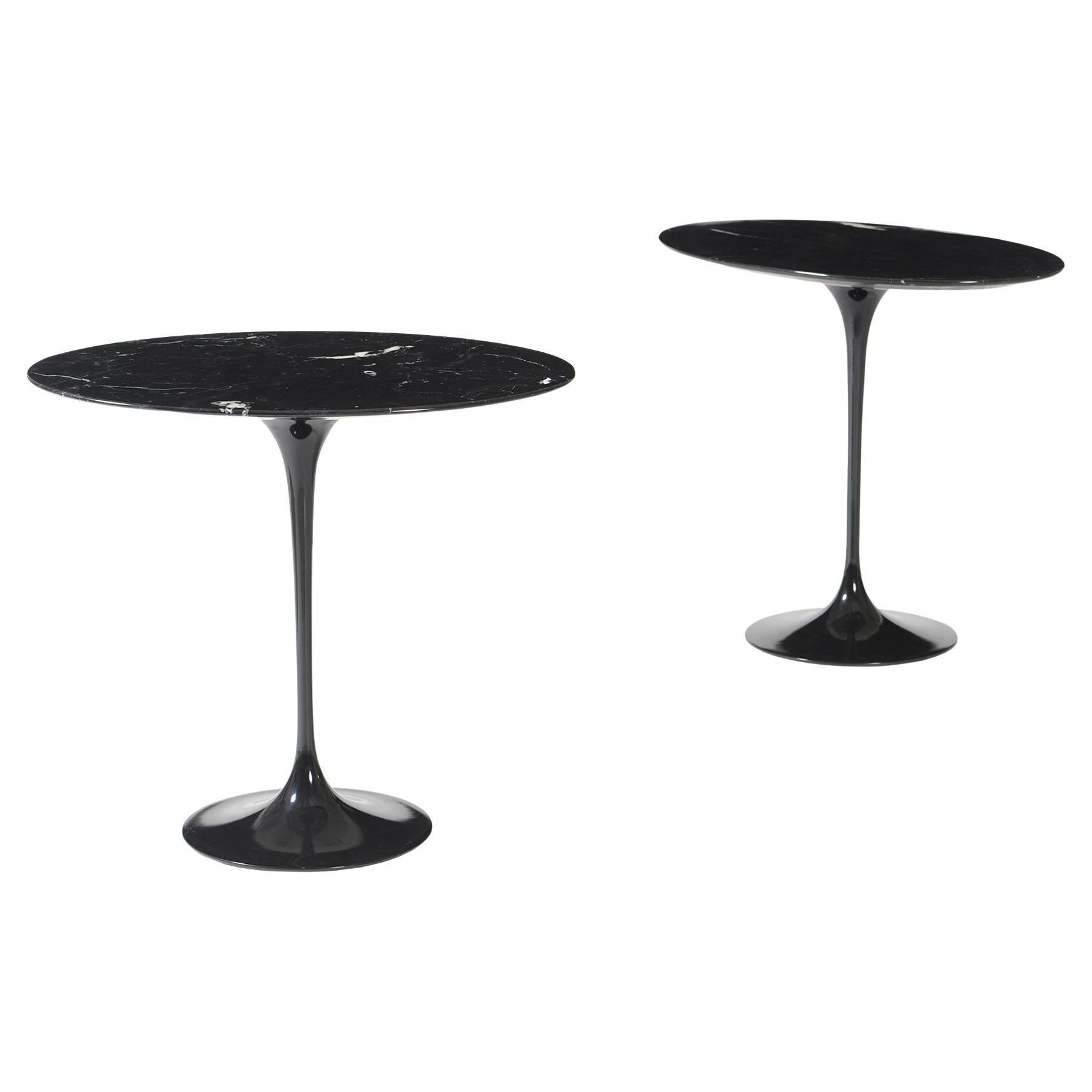 Pair of Side Tables Mod Tulip Designed by Eero Saarinen for Knoll