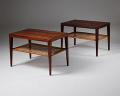 Pair of Side Tables, Model 43, Designed by Severin Hansen Jr. for Haslev Möbler