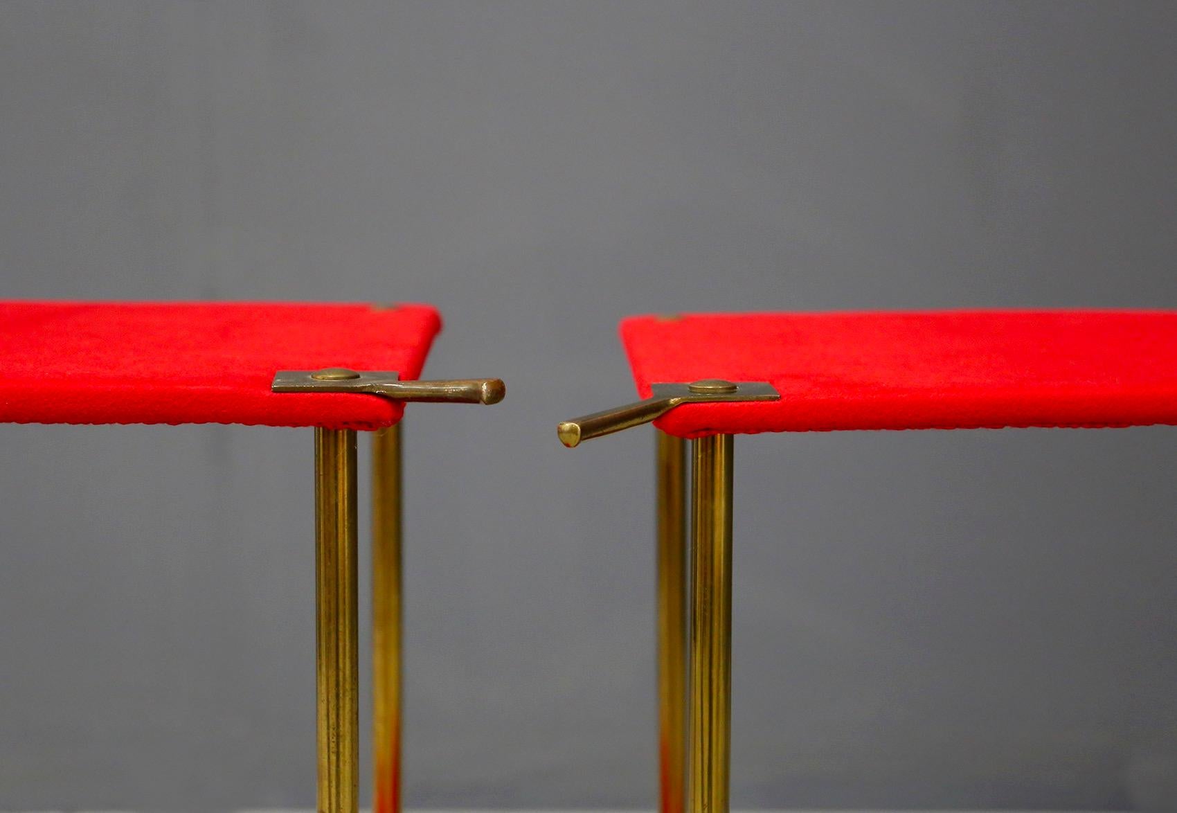 Mid-Century Modern Pair of Side Tables Model T9 by Luigi Caccia Dominioni for Azucena, 1950s