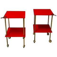 Pair of Side Tables Model T9 by Luigi Caccia Dominioni for Azucena, 1950s
