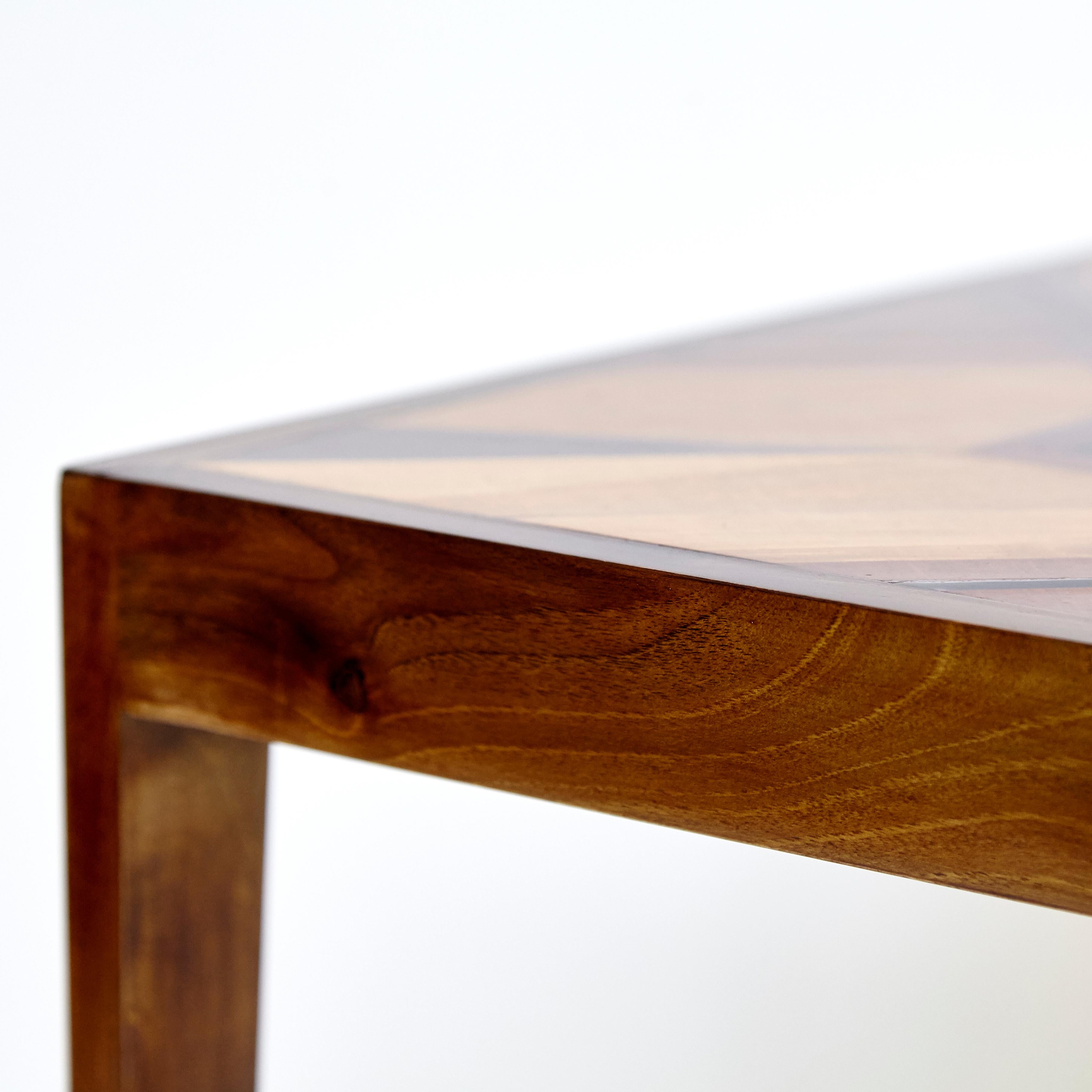 Pair of Side Tables of Various Noble Woods 4
