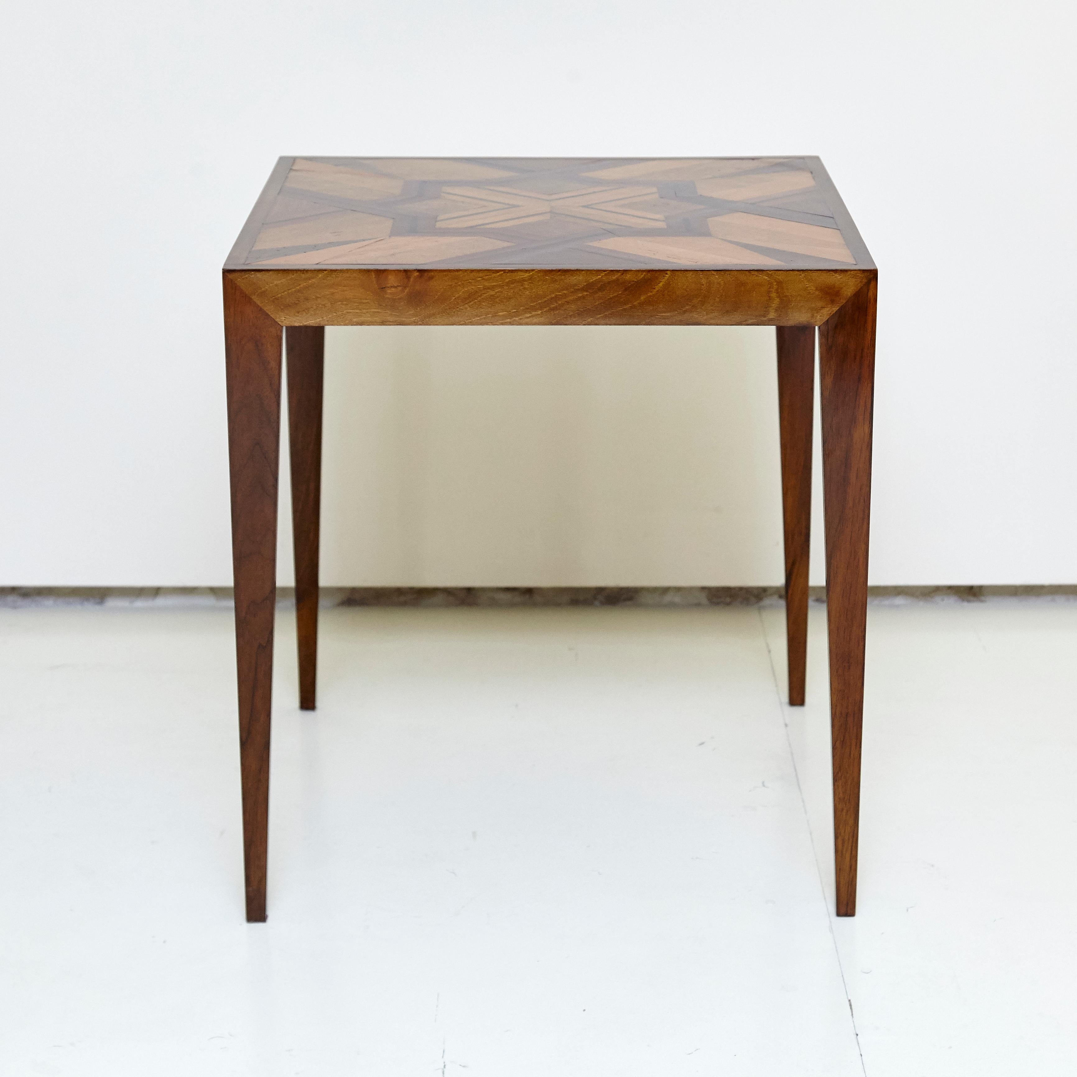 Pair of Side Tables of Various Noble Woods 7